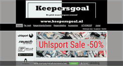 Desktop Screenshot of keepersgoal.nl